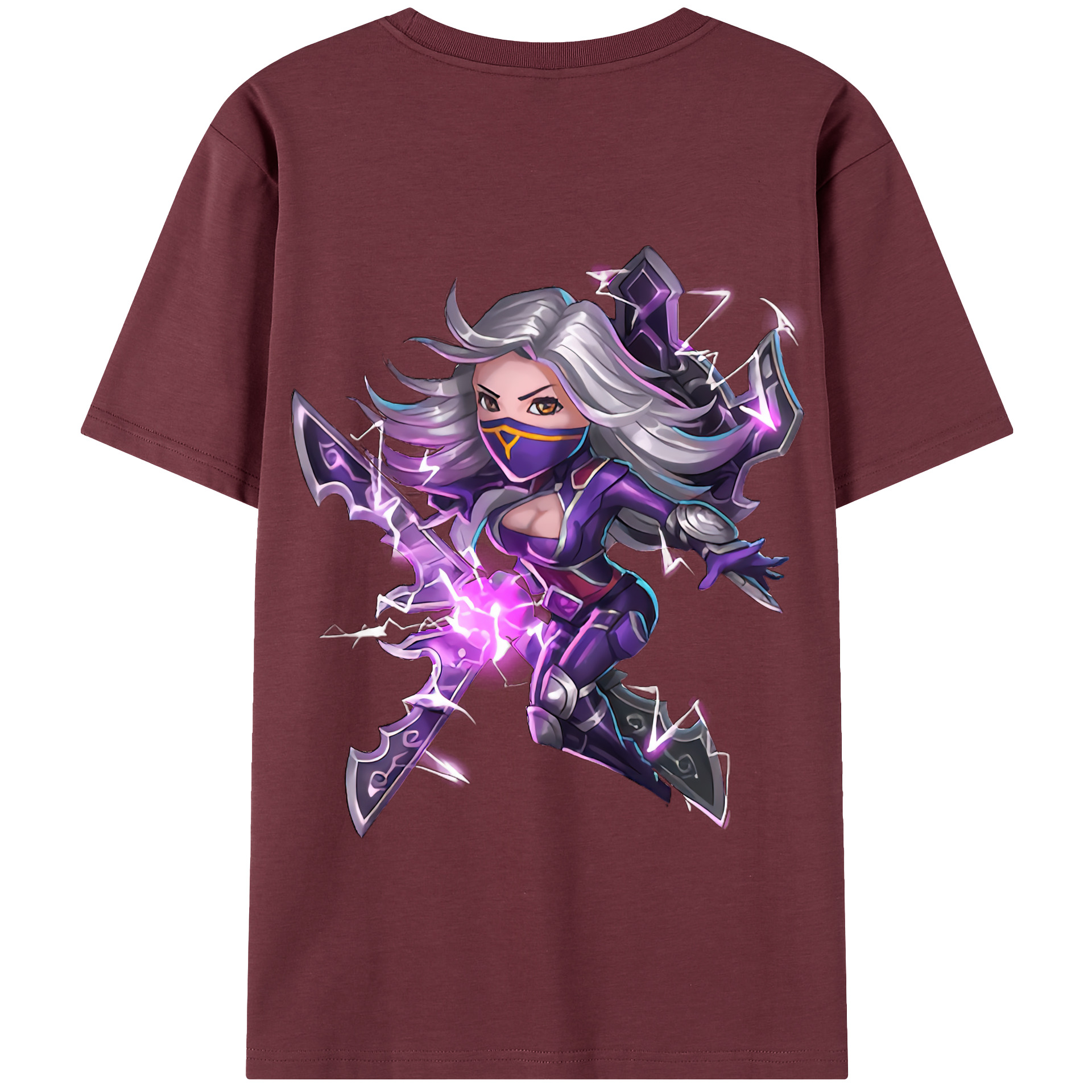 リーグ・オブ・レジェンド League of Legends LOL 綿100％半袖Tシャツ（背面プリント）